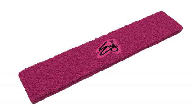 Eye Head Band Pink with Black Logo